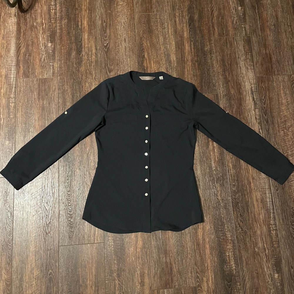 Navy Blue Long Sleeve Tunic / Sz Small / Team Style by Oobe